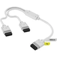 iCUE LINK Y-Kabel, 600mm, gerade weiß, 1 Stück