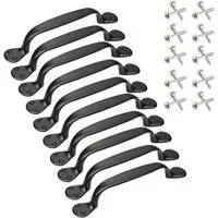 SO-TECH® Möbelgriff Erik, Lochabstand 96 mm (10-St), schwarz, Abmessungen 143,5 x 22,7 x 25 mm