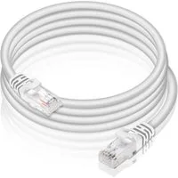 VERCO Cat 6 Netzwerkkabel rundes LAN-Kabel, RJ-45 (Ethernet), (50 cm), 10 / 100 / 1000 Mbits Geschwindigkeit bis 1 Gbits UTP Patchkabel