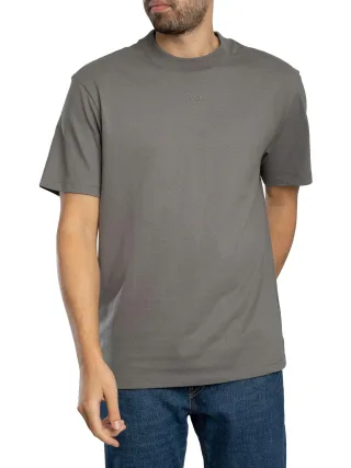 HUGO Dapolino-Logo-T-Shirt, Grau