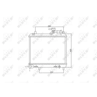 NRF Motork?hler gel?tet Hyundai Accent LC 1,5 53745