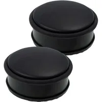 hrb Bodentürstopper Türstopper aus Edelstahl schwerer Stopper für Boden (2 St)