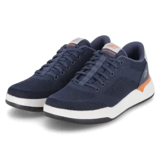 Skechers Slip-On-Sneaker DORSET - Gr. 41 - Blau - Textil & Synthetik