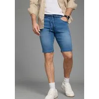 Arizona Jeansshorts gerade geschnittenes Bein, Regular Fit Passform