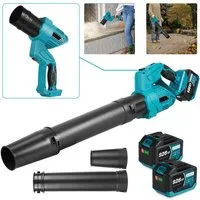 Yofidra Akku-Laubbläser 2 IN 1 Turbogebläse Handbläser mit 2 × 4.5Ah Akkus, 5-Gang Elektrischer Laubbläser für für Garten, Laub,Staub & Schnee