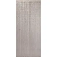 CONACORD Türvorhang Decona Dekovorhang weiß, Hakenaufhängung, halbtransparent, 90 x 200 cm, Bambus - blickdicht dank hoher Stranganzahl