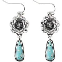 The Beauty House Ohrring-Set Vintage Ethno Boho Ohrhänger Damen – Schmuck mit Edelstein