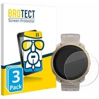 BROTECT Displayschutzglas Folie für Polar Vantage M3, 3 Stück, Schutzfolie Glas Panzer Display Schutz klar
