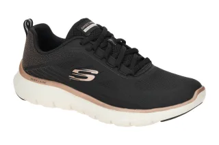 Skechers 150217 BKRG Flex Appeal 5.0 Elegant Glow Damen Sneaker Schwarz/Ros?gold