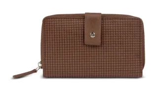 bugatti bags & accessories - Noemi RV-Damenbörse L / Ladies zip wallet L cognac