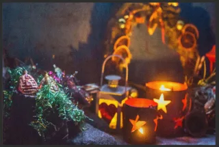 Fussmatte Weihnachten 4576 | Größe: 60 cm x 45 cm