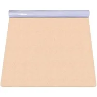 ANRO Bodenschutzmatte NEMESIS Bürostuhl Matte Teppich für Hartboden, Bodenschutz - gerollt, 1-St., Einzelpackung, geräuschdämpfend rutschfest Kurzflor 120x90cm Uni Creme