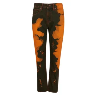 Calvin Klein - Jeans für Damen (Orange/Schwarz)
