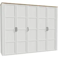 FORTE Kleiderschrank Bohol Höhe 214 cm, 5türig, SoftClose