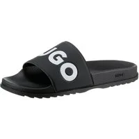 HUGO Match_It_Slid_rblg_N Badepantolette, Sommerschuh, Poolslides, Schlappen, mit HUGO-Logoschriftzug