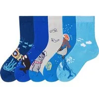 H.I.S Socken Lustige Kindersocken, Maritime unterschiedliche Designs (Packung, 5-Paar) mit Meeresmotiven, weicher Gummibund