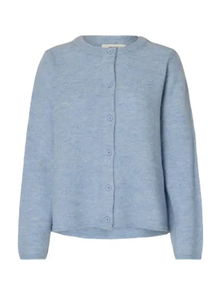 selected women - SLWLULU NEW LS KNIT CARDIGAN NOOS Cashmere Blue - Gr. - S