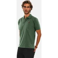 U.S. Polo Assn. Poloshirt USArrchie – Herren Classic Fit kurzarm mit Logo-Stickerei Mit Flachstrick-Kragen, Knopfleiste und elastischer Baumwollmischung