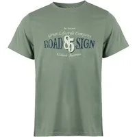 ROADSIGN australia T-Shirt Lifestyle (1, 1-tlg., 1) mit Statement-Print, bequeme Passform, perfektes Basic-Shirt