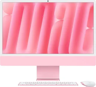 Apple iMac 2024 [235'' Apple M4 10 Core CPU 16GB RAM 256GB SSD Apple 10 Core macOS] pink