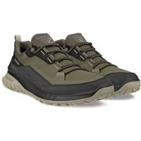 Ecco ULT-TRN Low (wasserdicht, Nubukleder) schwarz/dunkelgrün Herren Wanderschuh