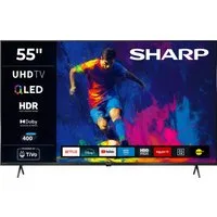 Sharp 4T-C55HMx QLED-Fernseher (139 cm/55 Zoll, 4K Ultra HD, Smart-TV)