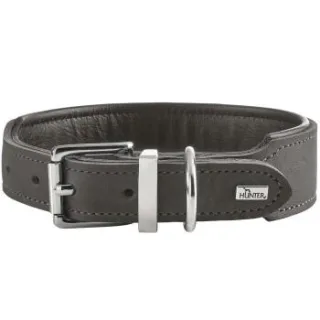 Hunter Hundehalsband malta grau M