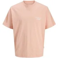 Jack & Jones PlusSize Kurzarmshirt JORNORREBRO TYPO TEE SS CREW NECK PLS Baumwolle, regular fit