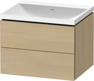 Duravit L-Cube c-shaped Set wandhängend Mediterrane Eiche Matt 600x480x480 mm - LC6950N71710000 LC6950N71710000