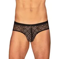 Obsessive Slip Jockstrap Slip Pofrei - schwarz (1-St) freiliegendes Gesäß – würziger Schnitt