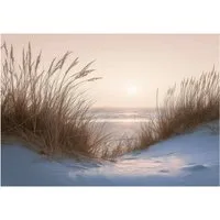 Wallarena Fototapete Meer - Mehrfarbig - Modern - Vlies - Wohnzimmer, glatt, (4 St), 200x140cm