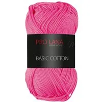 Pro Lana Pro Lana BASIC COTTON Baumwollgarn 50 g Häkelwolle, 125 m (Perfektes Baumwoll-Garn für leichte Pullover, Mützen und Accessoires), 50 g