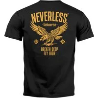Neverless Print-Shirt Herren T-Shirt Backprint Herren Adler Eagle Print Retro Design mit Print