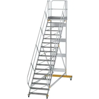Munk Plattformtreppe 45° fahrbar Stufenbreite 1000mm - 600819