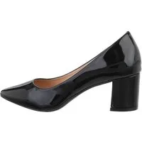 Ital-Design Damen Schlupfschuhe Elegant Pumps (72625836) Blockabsatz Klassische Pumps in Schwarz