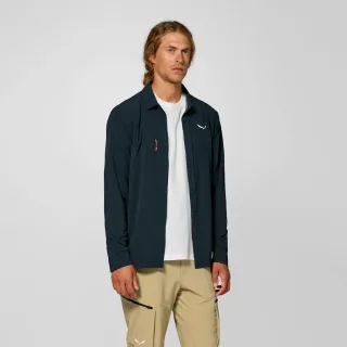 SALEWA - Puez Langarm Hemd Herren - Blau (Gr.58)