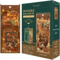 Tonecheer Kreativset Book Nook Violin Detective Agency TQ117 – DIY Holzbausatz, (286-tlg., DIY Book Nook Set)
