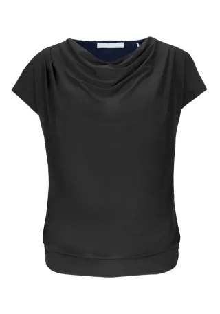 bianca - Wasserfallshirt - Wiebke schwarz - Gr. - 44