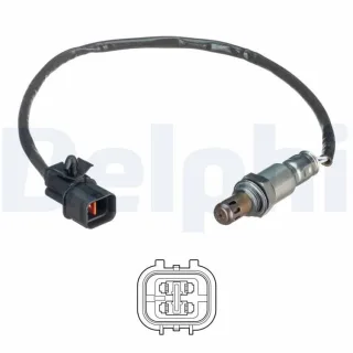 Delphi Lambdasonde nach Katalysator Seat Ibiza Skoda Fabia VW Fox Polo