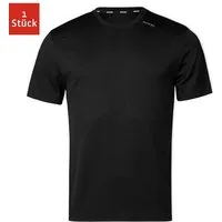SNOCKS Trainingsshirt Sportshirt aus Mesh für Herren (1-tlg) ohne kratzenden Zettel, mit reflektierendem Logo