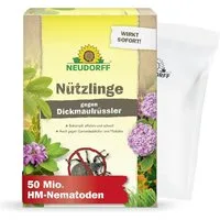 Neudorff Nematoden Nützlinge gegen Dickmaulrüssler und Engerlinge, 50 Mio. HM-Nematoden für bis zu 100 m²