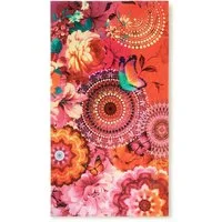 hip Strandtuch Ziva, Frotteevelours (1-St), Baumwolle, Velours, 100x180, Weich, Strand, Erwachsen, Mandala, Bunt
