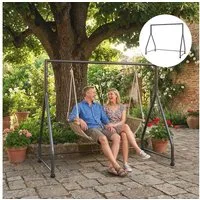 Outsunny Schaukelgestell Hängesitz Schaukelbankgestell, (1-tlg), A-Rahmen, für 2,3 Sitzer, bis 360 kg