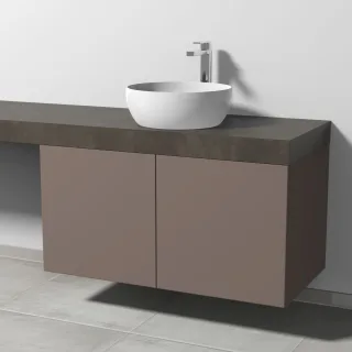 Sanipa Waschtischunterbau mit Türen 2morrow (P3365) 510x1000x520 Taupe-Matt, P33651T P33651T