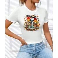 RMK T-Shirt Damen Shirt Top Trikot Fan Fußball Deutschland Germany EM WM 2024 aus Baumwolle