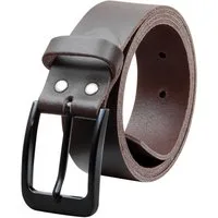 COLOGNEBELT Ledergürtel OM412-SL-Dunkelbraun MADE IN GERMANY, Dunkelbraun Kürzbar, 100 % Echtleder, Unisex