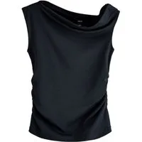 Next One-Shoulder-Top Ärmelloses Oberteil mit asymmetrischer Schulter (1-tlg)