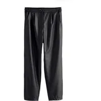 Next Lederhose Kunstlederhose mit Barrel-Bein (1-tlg)