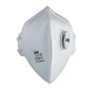 uvex silv-Air classic 3311 Atemschutzmaske FFP3 mit Ausatemventil Retailverpackung - Inhalt: 2 Stüc weiß one size - 8753311