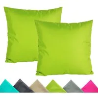 JACK Kissenbezüge 2er Set 40x40cm Outdoor Wasserfest, (2 Stück), 2x Kissenhülle, strapazierfähig, wasserabweisend, Innen & Außen